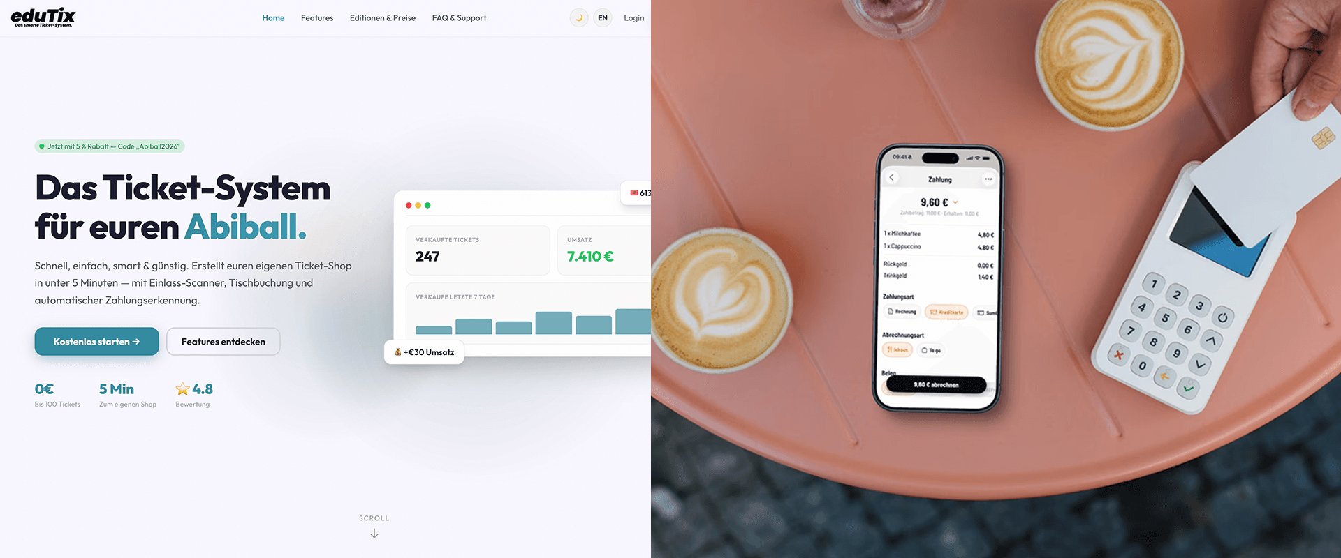 Event Ticketing und Gastro-POS
