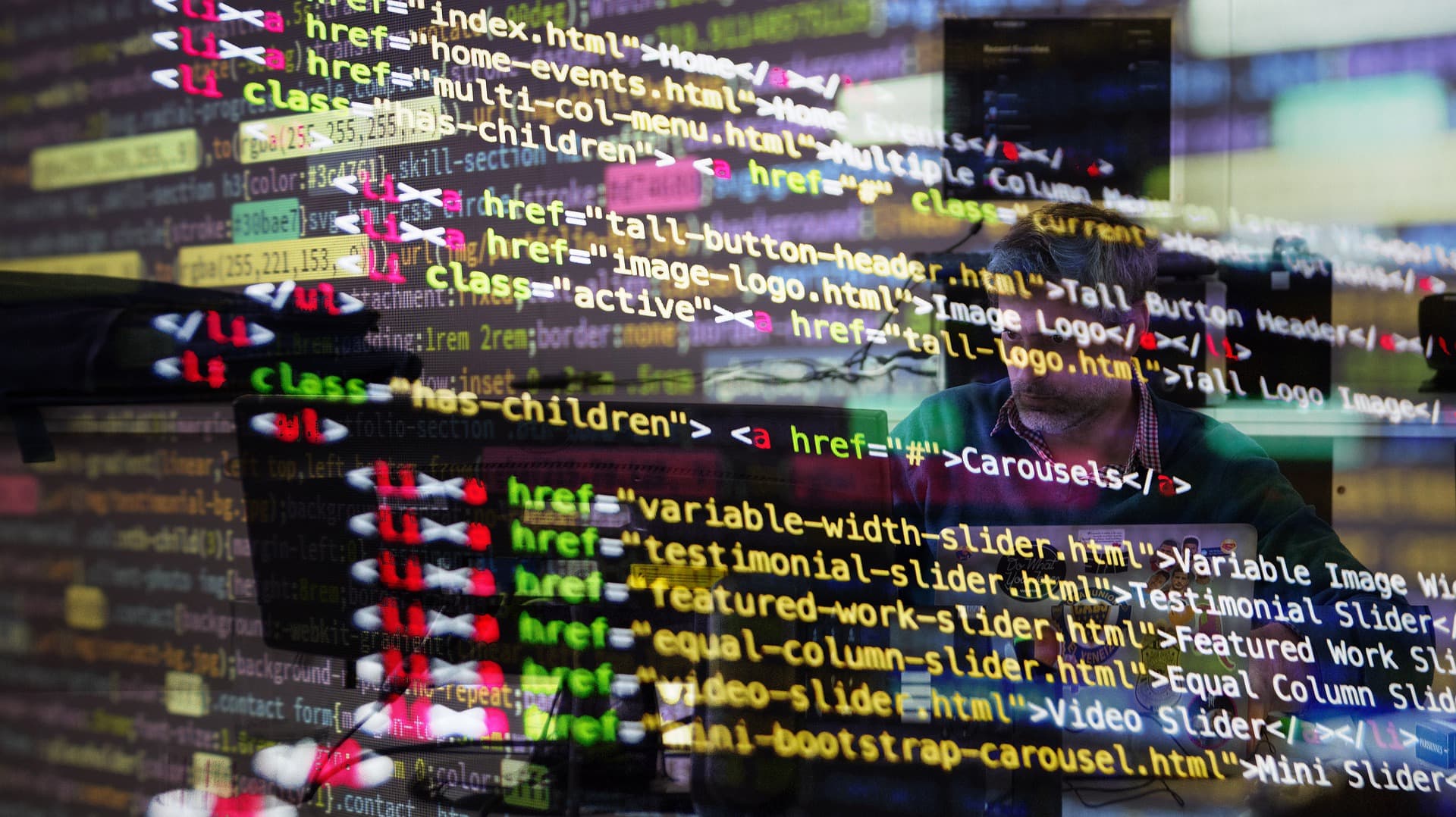 Darstellung verschiedener Programmcodes